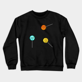 Air Signs Zodiac Lollipop Set Crewneck Sweatshirt